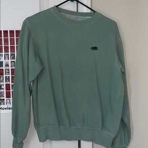 John Galt bear embroidered crew neck